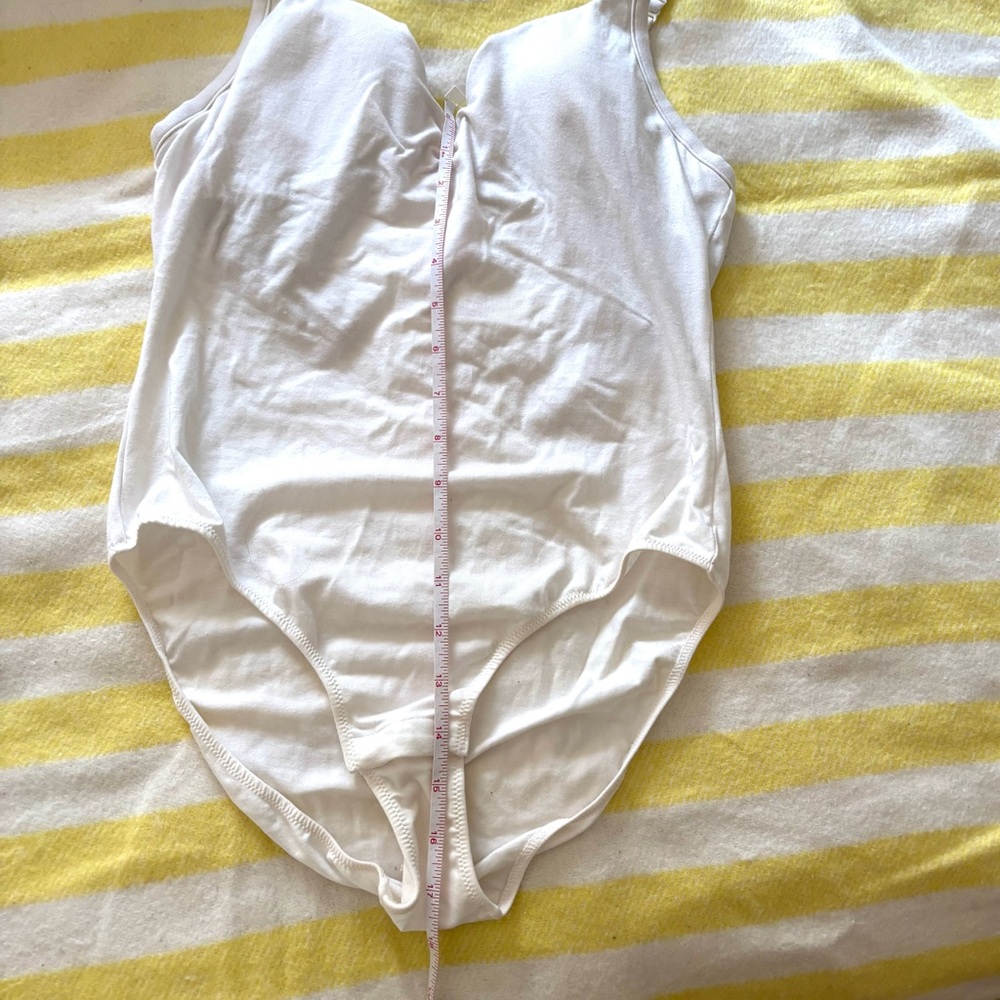 Victoria’s Secret white tank IPEX bodysuit, 34B EUC - Picture 4 of 11